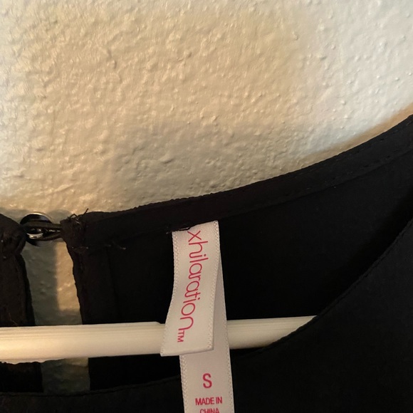 Xhileration Black Lace Up Dress - Picture 4 of 4